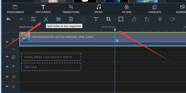 windows movie maker cut video